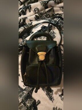 LIKE NEW! Marc Jacobs The Bubble Backpack Black Leather Mini Backpack